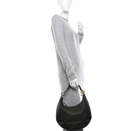 Gucci Guccissima Medium GG Twins Hobo Olive Green 2 of 18
