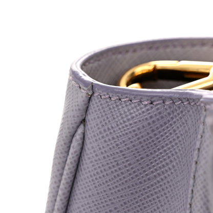 Prada Saffiano Lux Medium Tote Glicine 12 of 14