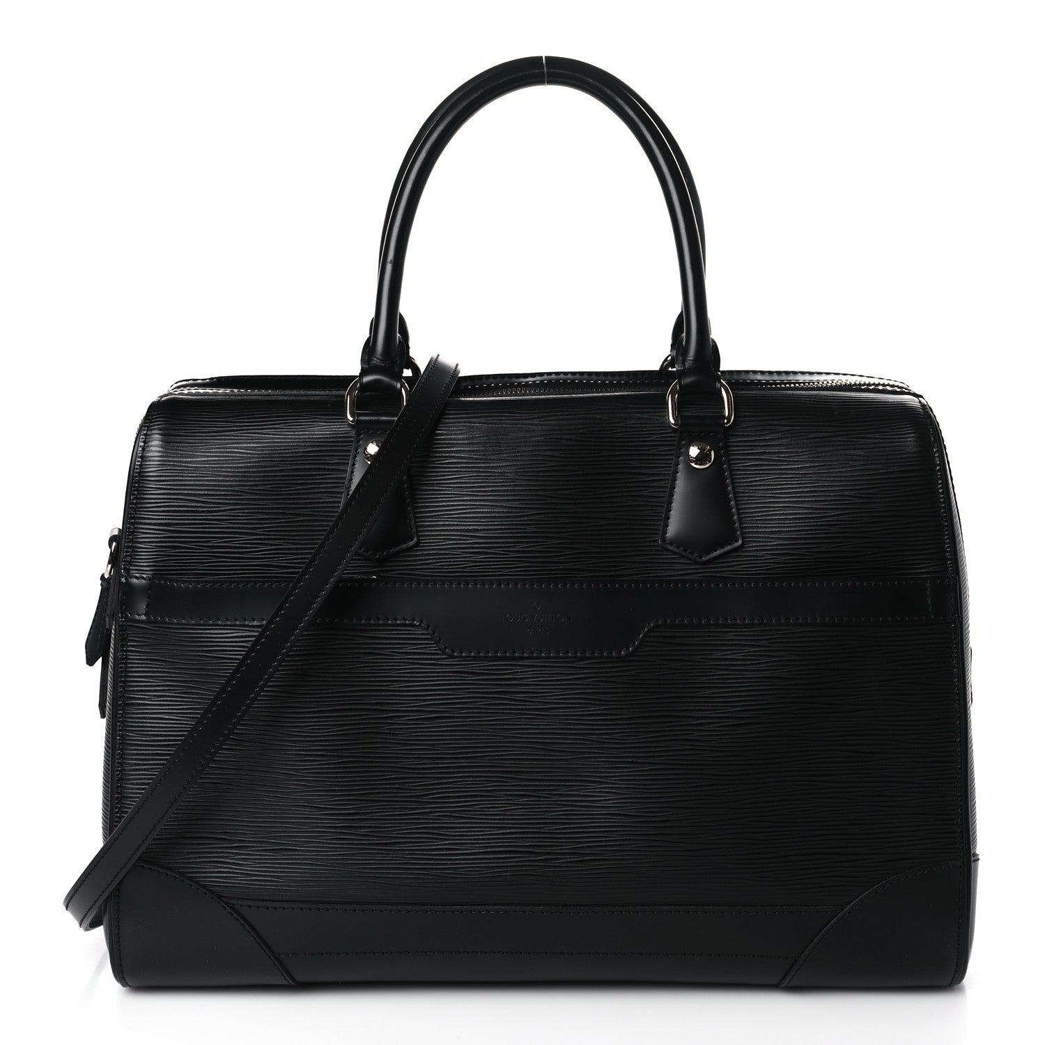 Louis Vuitton Epi Sac De Ville Bourget Black 1 of 8