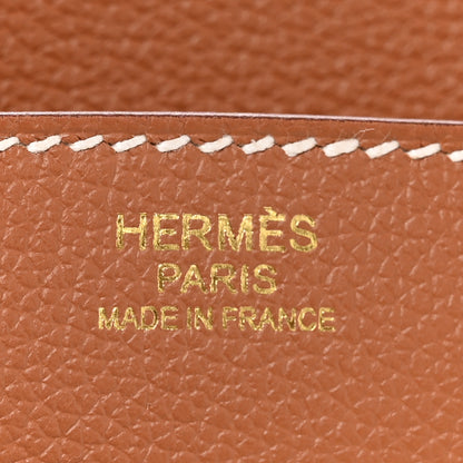 Hermes Evercolor Shoulder Birkin Light 29 Gold 6 of 11