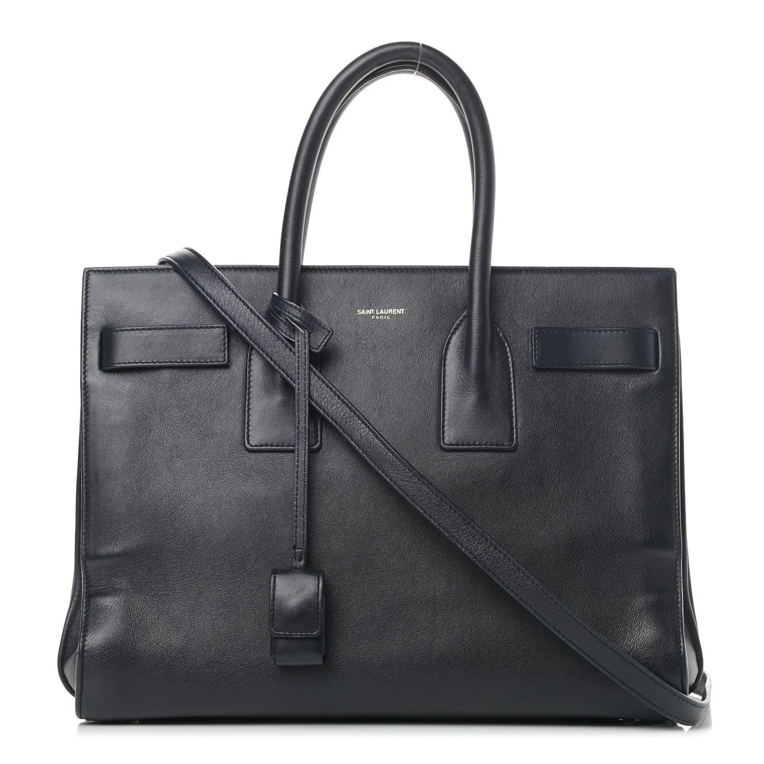 Saint Laurent Calfskin Small Sac De Jour Marine Black 1 of 9