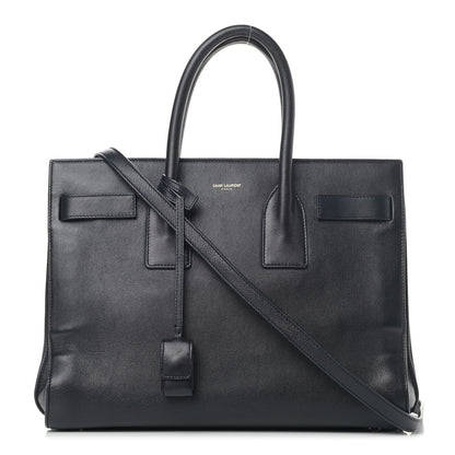 Saint Laurent Calfskin Small Sac De Jour Marine Black 1 of 9