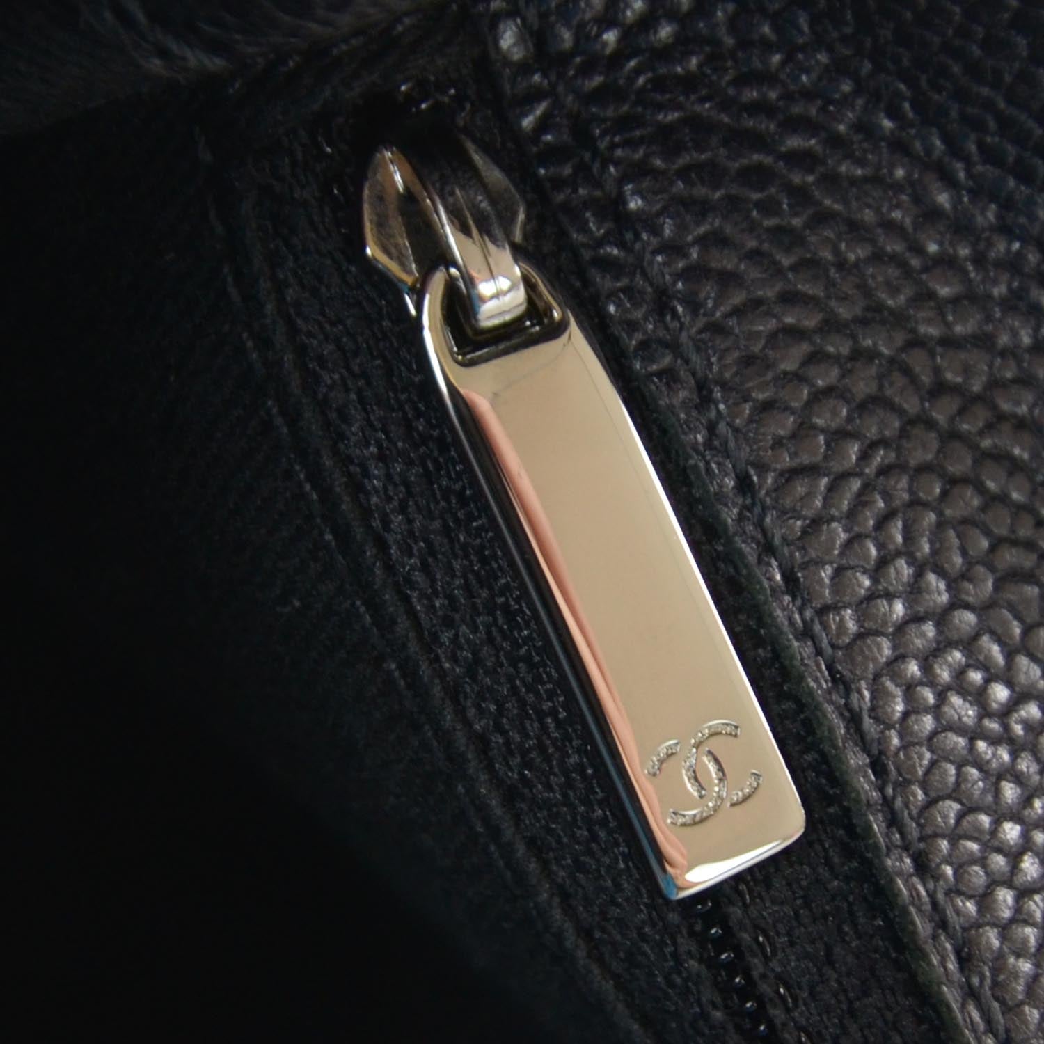 Chanel Caviar Mademoiselle Accordion Flap Black 8 of 8