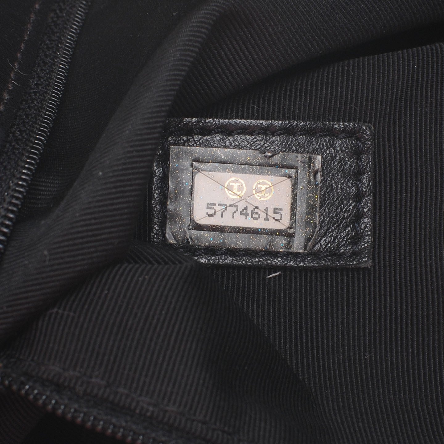 Calfskin Flap Shoulder Bag Black