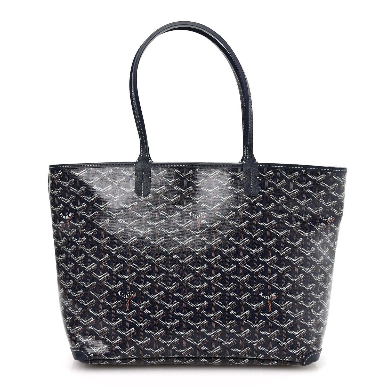 Goyard Goyardine Artois PM Navy 1 of 9