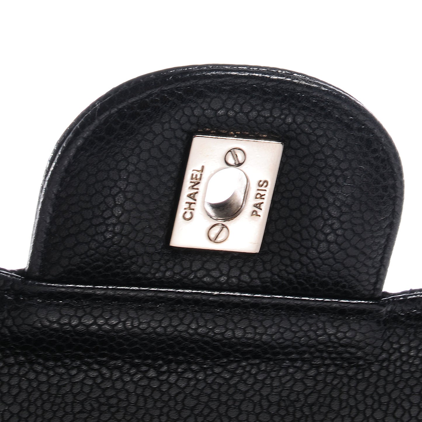 Caviar Jumbo Single Flap Black