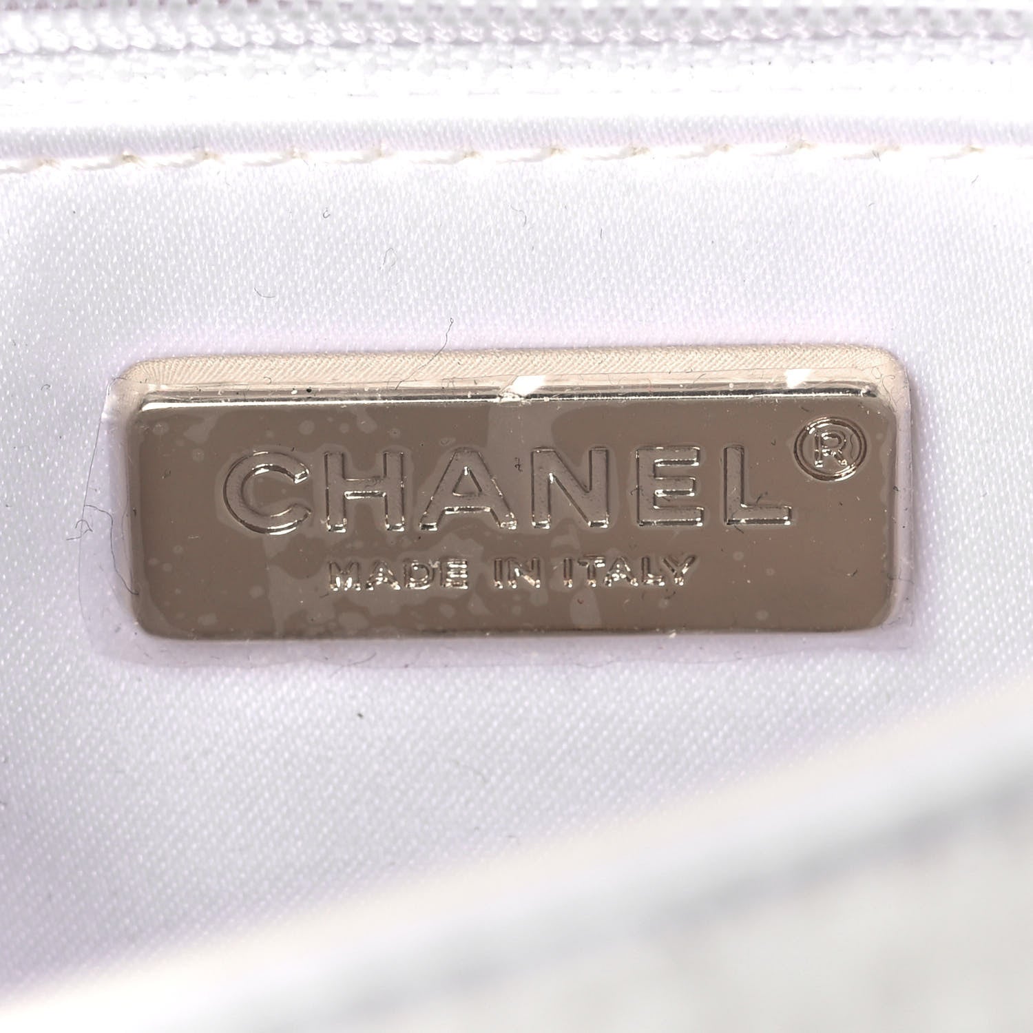 Chanel Sequin Mini Rectangular Flap White 5 of 9