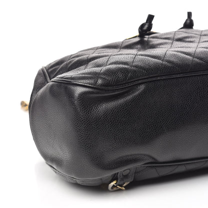 Chanel Caviar Quilted CC Backpack Black 5 of 14