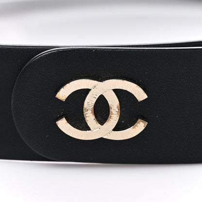 Chanel Calfskin Pearl Belt 80 32 Black 7 of 7