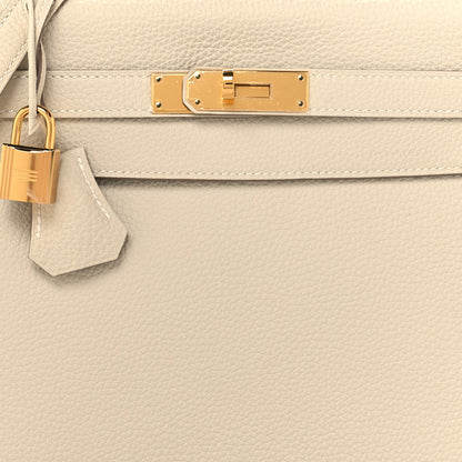 Hermes Togo Kelly Retourne 32 Craie 8 of 15