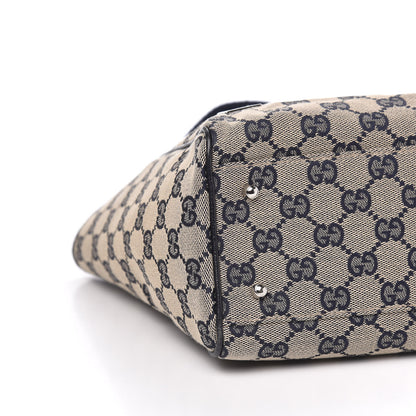 Gucci GG Monogram Web Pop Tote Navy 7 of 9