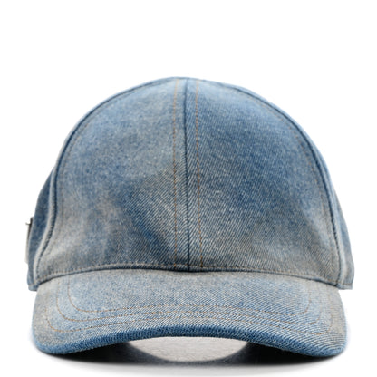 Prada Used Denim Womens Baseball Cap M Light Blue 3 of 8