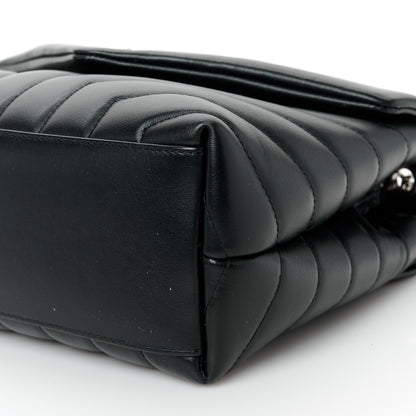 Saint Laurent Calfskin Y Quilted Monogram Small Loulou Chain Satchel Black 11 of 11