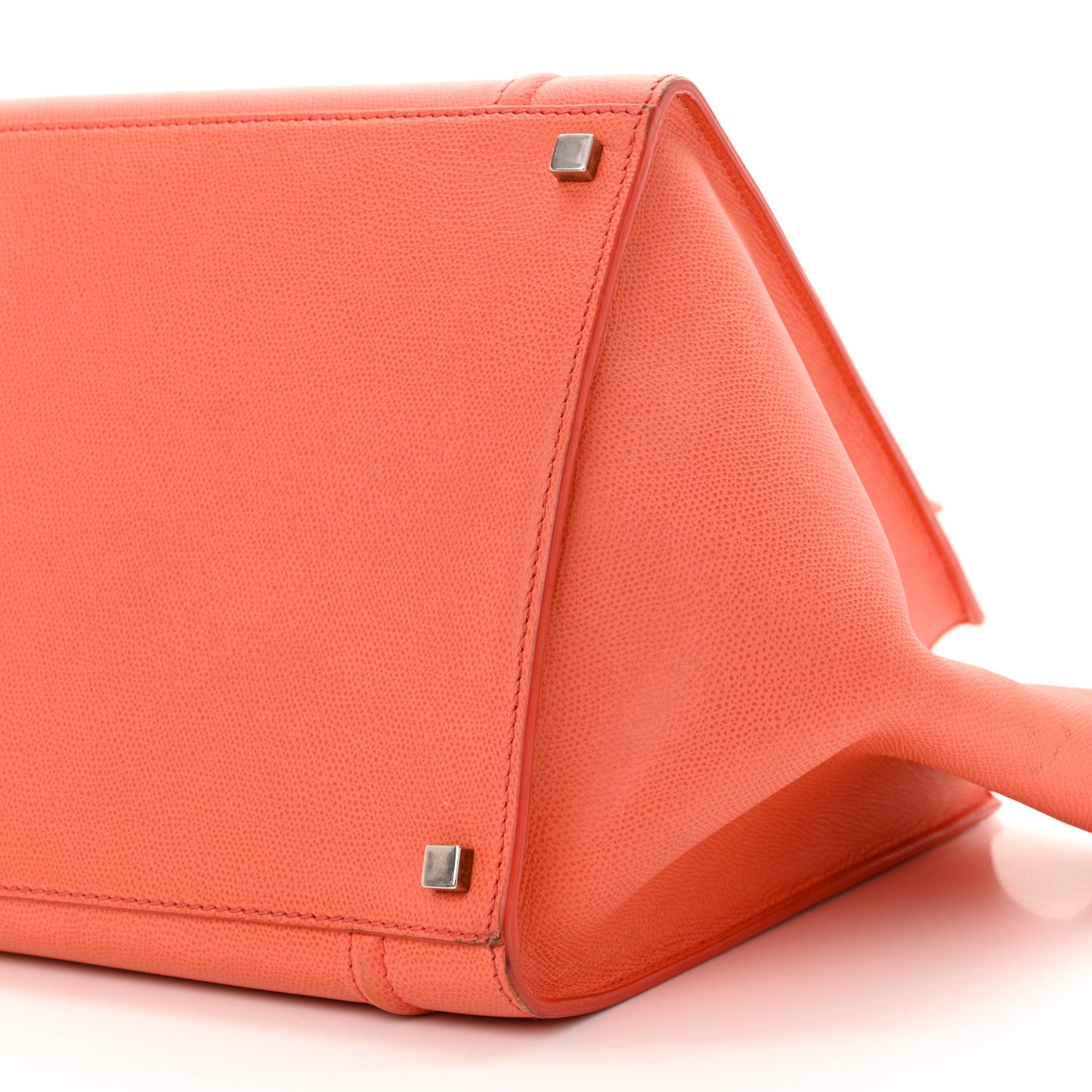 Grained Calfskin Medium Phantom Luggage Coral