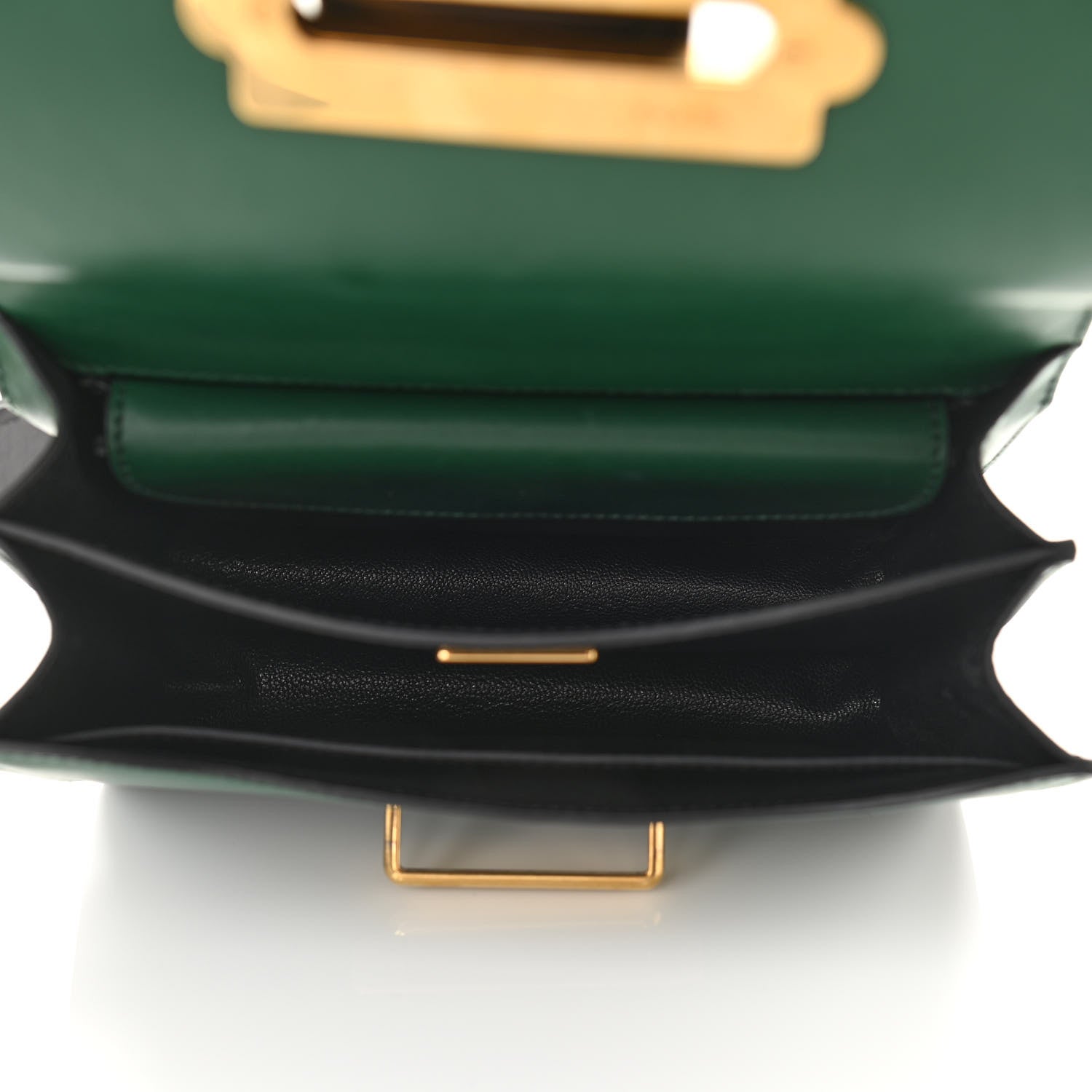 Prada City Calf Saffiano Cahier Bag Biliardo Black 5 of 10