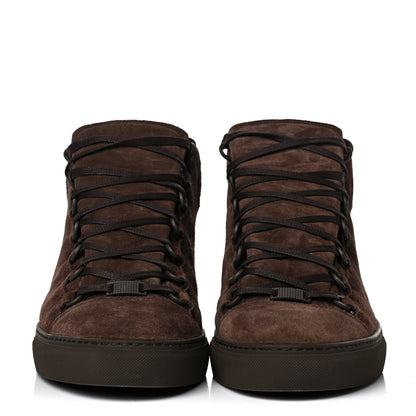 Balenciaga Suede Mens High Top Sneakers 44 Marron Chocolate 2 of 17