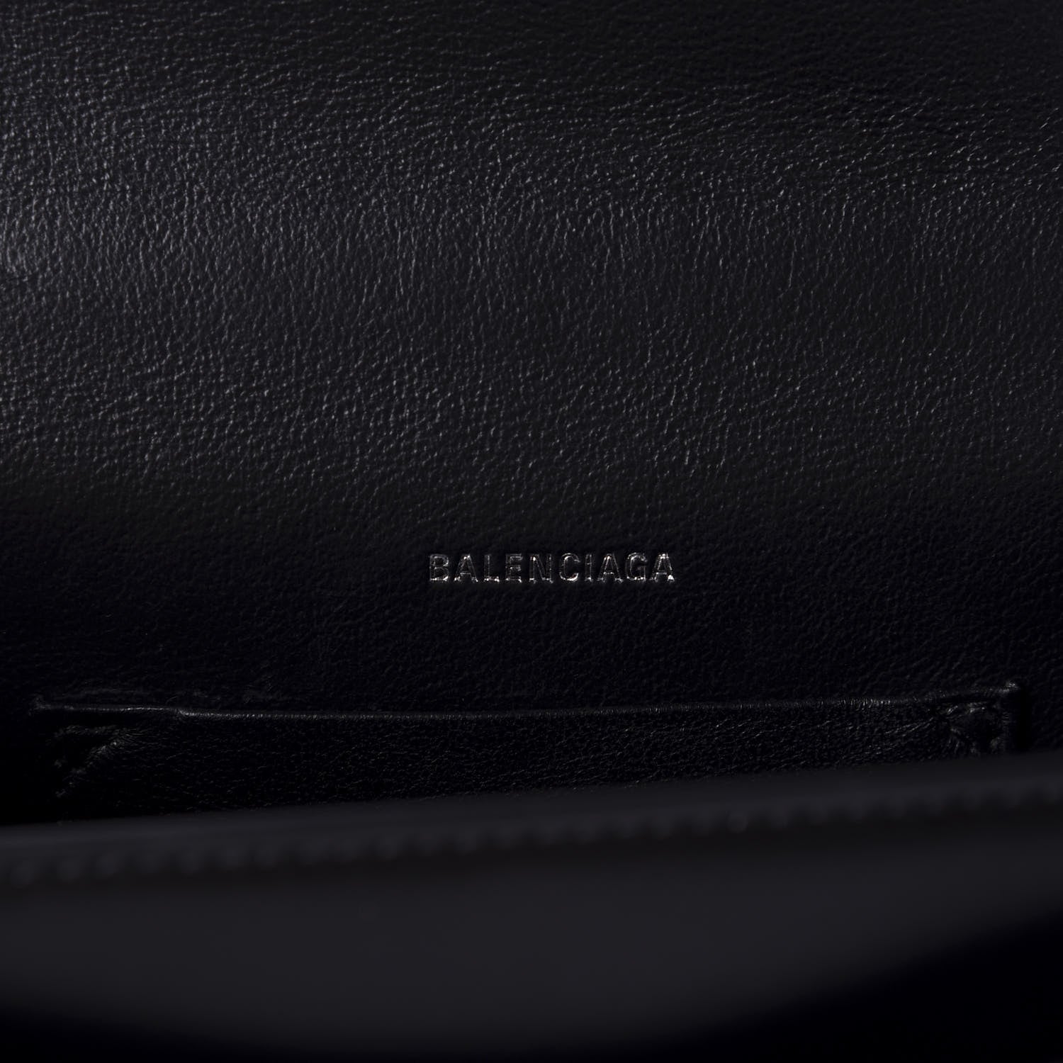Balenciaga Box Calfskin Monochrome XS Sharp Top Handle Bag Black 9 of 10