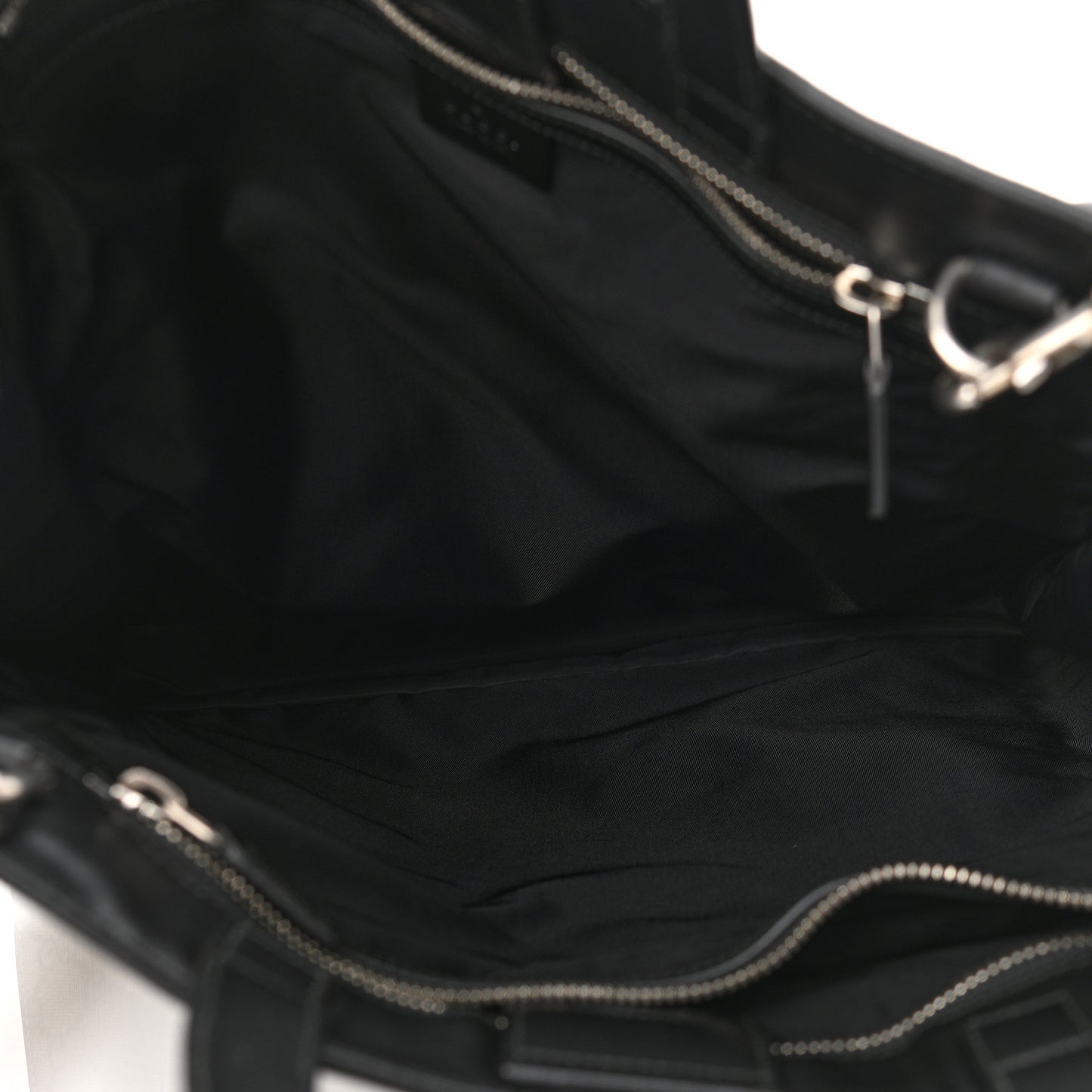 Soft GG Supreme Monogram Web Vertical Tote Black