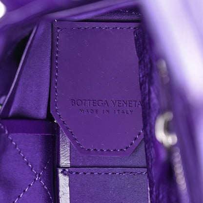 Bottega Veneta Paper Calfskin Maxi Intreccio Cassette Crossbody Bag Purple 6 of 10