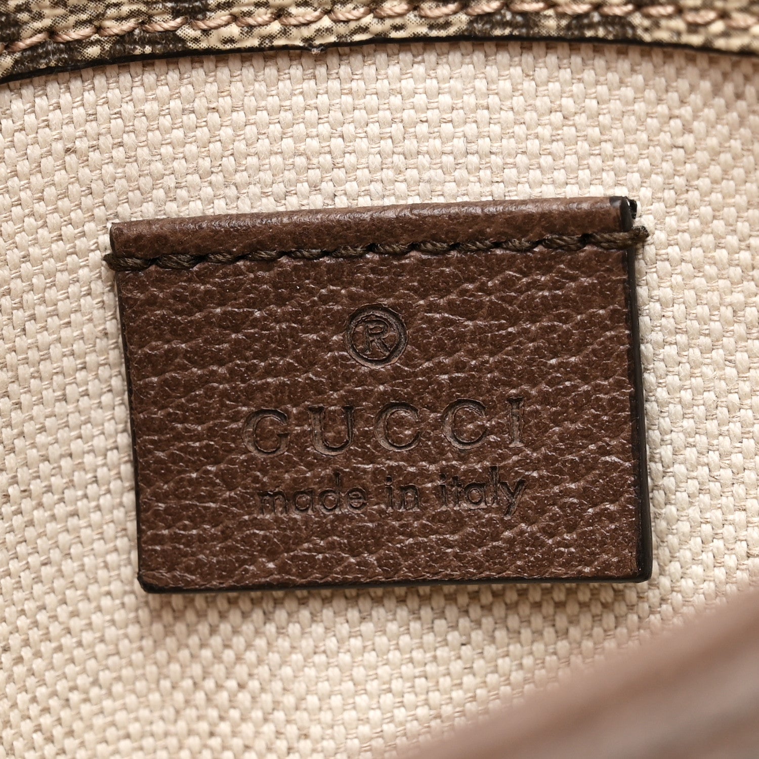 Gucci GG Supreme Monogram Neo Vintage Web Belt Bag Brown 6 of 10