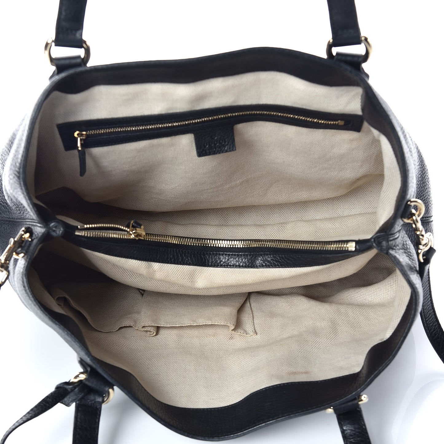 Cellarius Calfskin Medium Soho Working Tote Black
