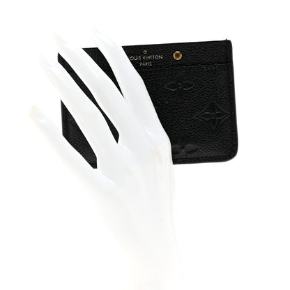Louis Vuitton Empreinte Card Holder Black 2 of 6
