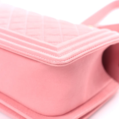 Chanel Caviar Quilted Medium Boy Flap Powder Pink 9 of 12