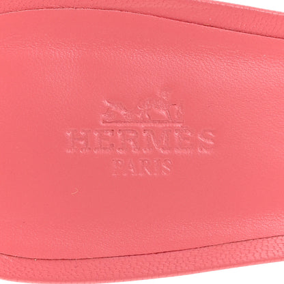 Hermes Suede Goatskin Oasis Sandals 40 Jaune Sable 7 of 9