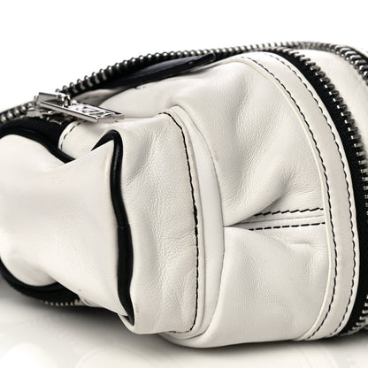 Alexander Wang Lambskin Micro Marti Crossbody White Black 9 of 10