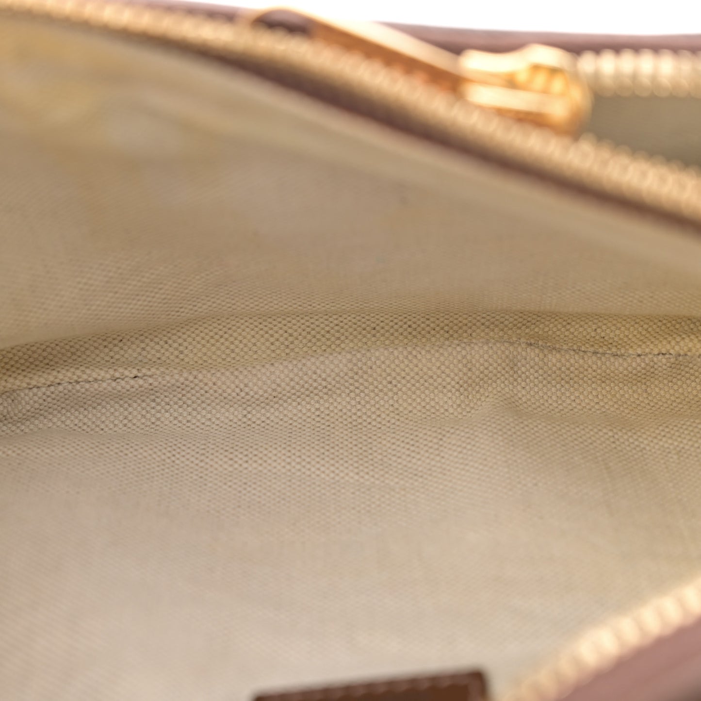 GG Supreme Monogram Textured Calfskin Retro Interlocking G Belt Bag Beige Ebony Brown Sugar
