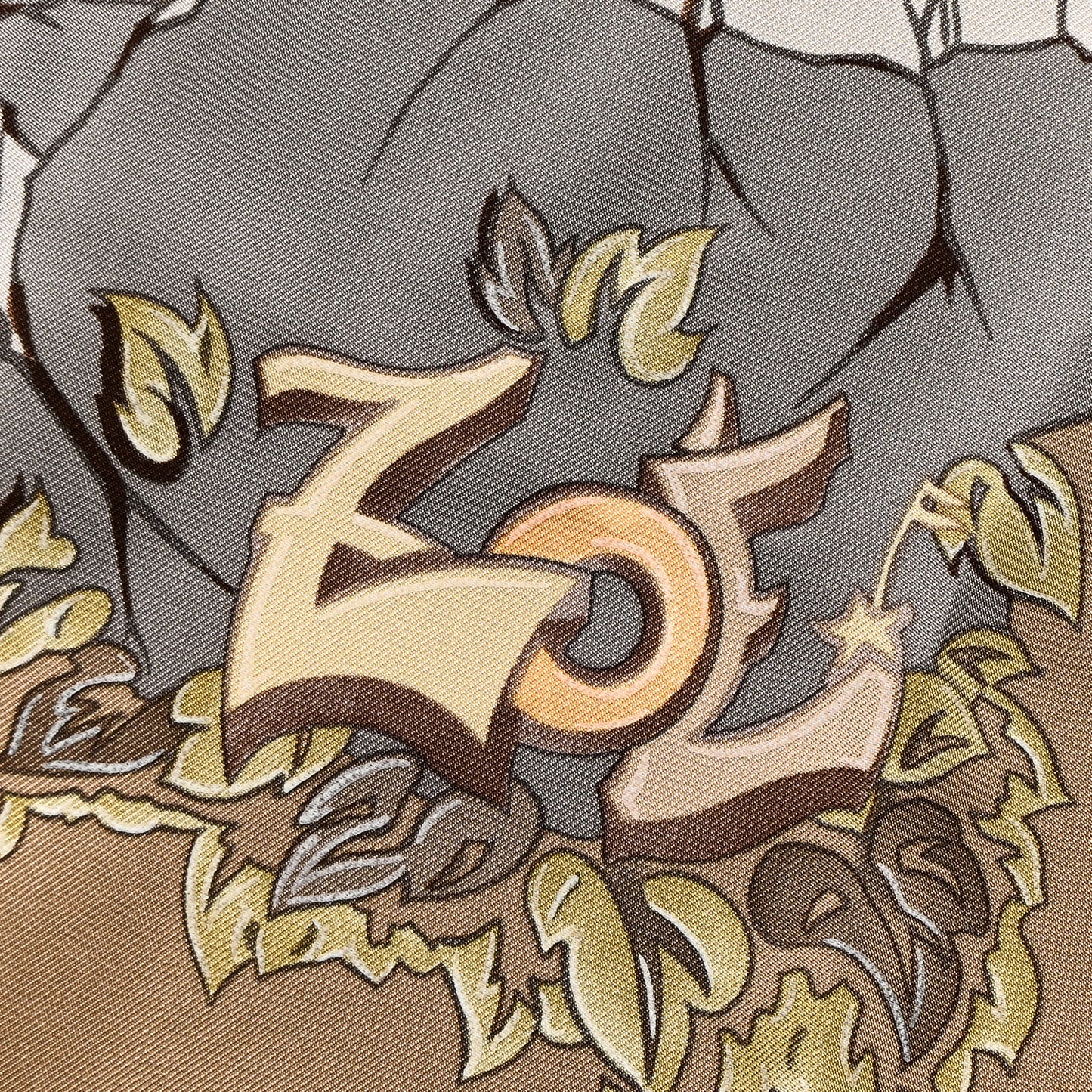 Silk Libres Comme L'Ange Scarf 90 Beige