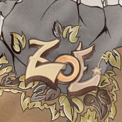 Hermes Silk Libres Comme L'Ange Scarf 90 Beige 6 of 8