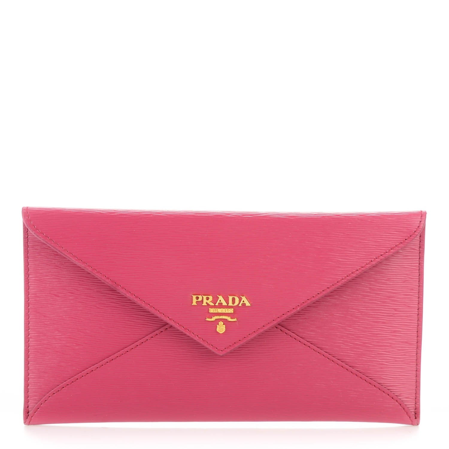 Prada Vitello Move Envelope Wallet Ibisco 1 of 7