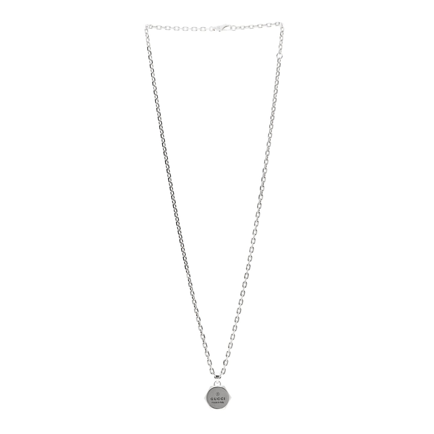 Sterling Silver Trademark Pendant Necklace