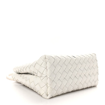 Bottega Veneta Nappa Intrecciato Small Andiamo Shoulder Bag White 4 of 9