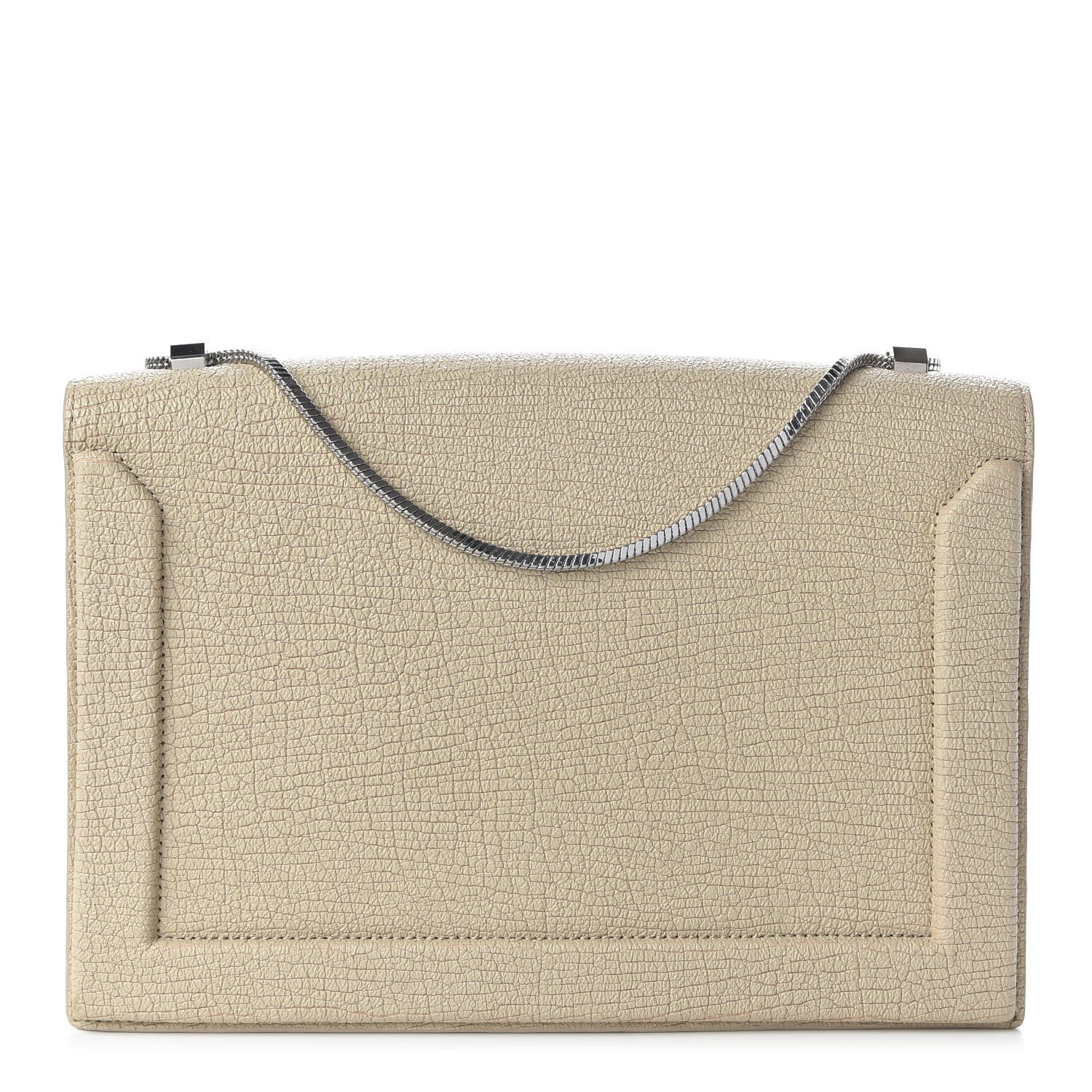 3.1 Phillip Lim 3.1 Textured Calfskin Soleil East West Shoulder Bag Nougat 1 of 9
