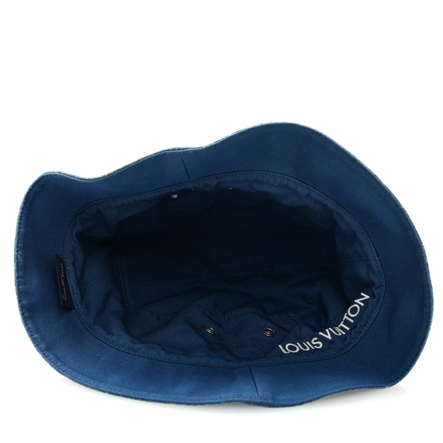 Louis Vuitton Monogram Denim Transformable Bob Bucket Hat 62 Blue 4 of 6