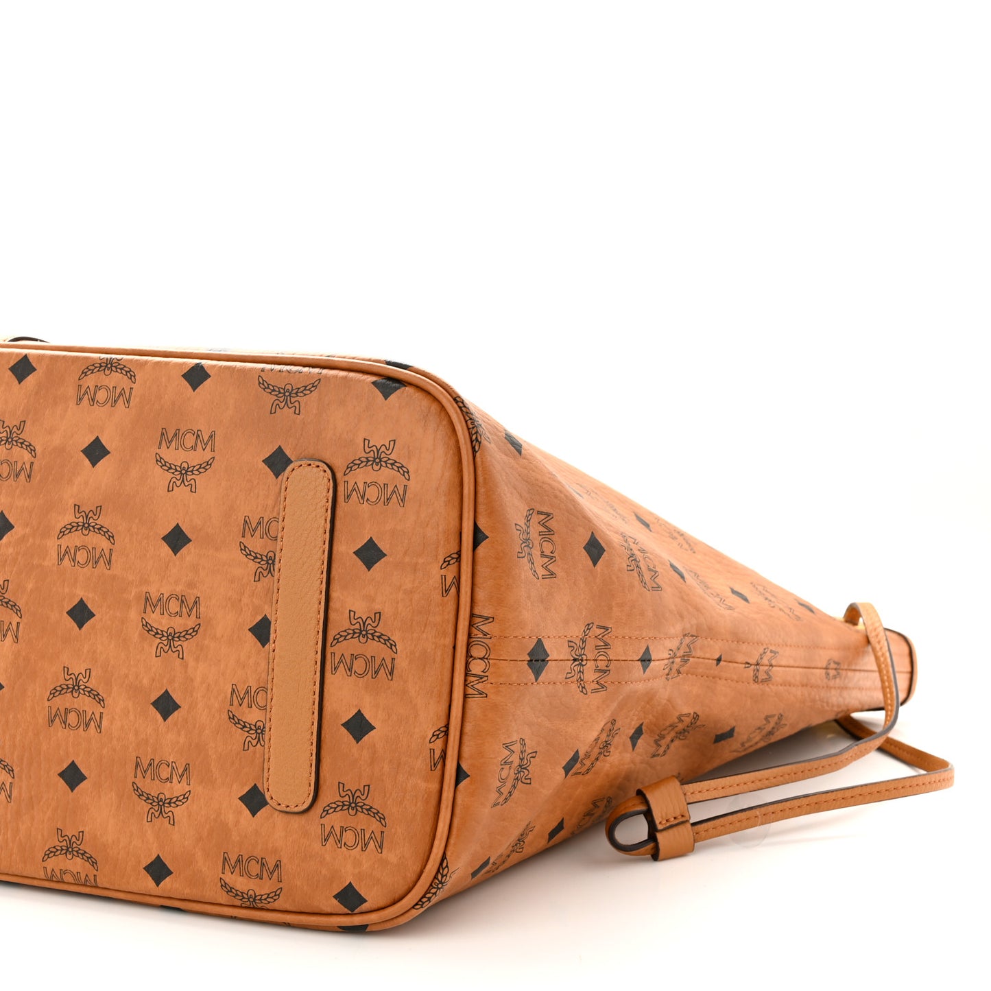 Visetos Large Liz Reversible Shopper Tote Cognac