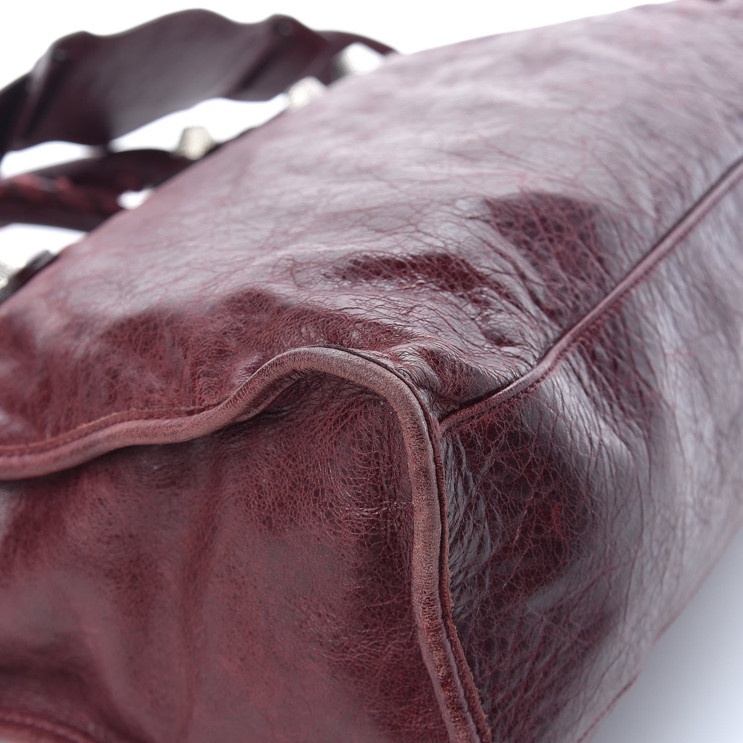 Balenciaga Agneau Giant 21 Silver Hardware City Dark Wine 10 of 12