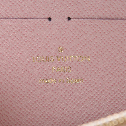 Louis Vuitton Damier Azur Clemence Wallet Rose Ballerine 6 of 8