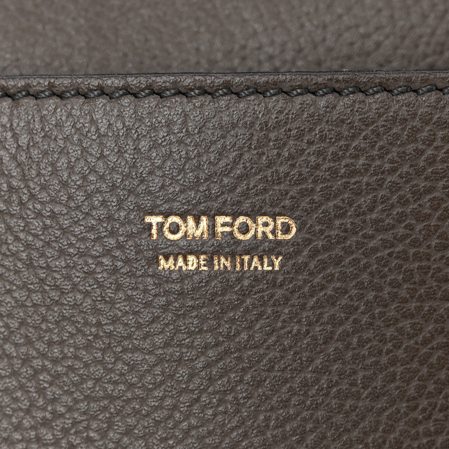 Tom Ford Pebbled Calfskin Medium Jennifer Graphite 7 of 17