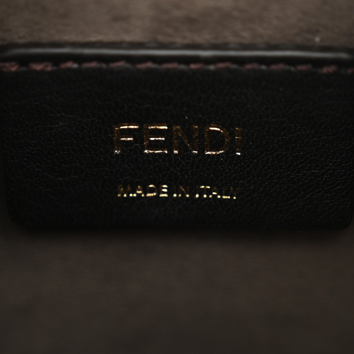 Fendi Vitello Liberty F is Fendi Bi-Color FF 1974 Embossed Mini Mon Tresor Bucket Bag Maya Black 6 of 12