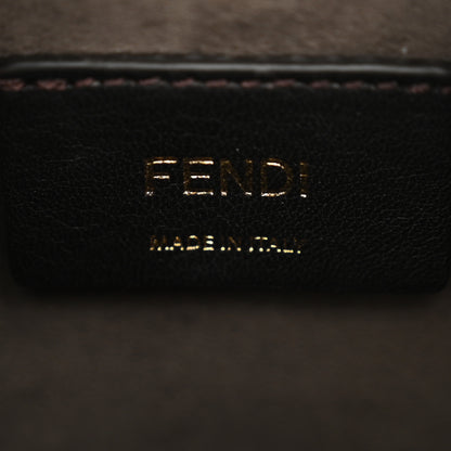 Fendi Vitello Liberty F is Fendi Bi-Color FF 1974 Embossed Mini Mon Tresor Bucket Bag Maya Black 6 of 12