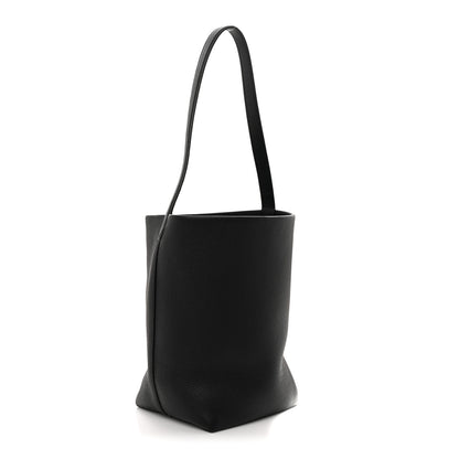 The Row Grained Calfskin Medium N/S Park Tote Black 3 of 10
