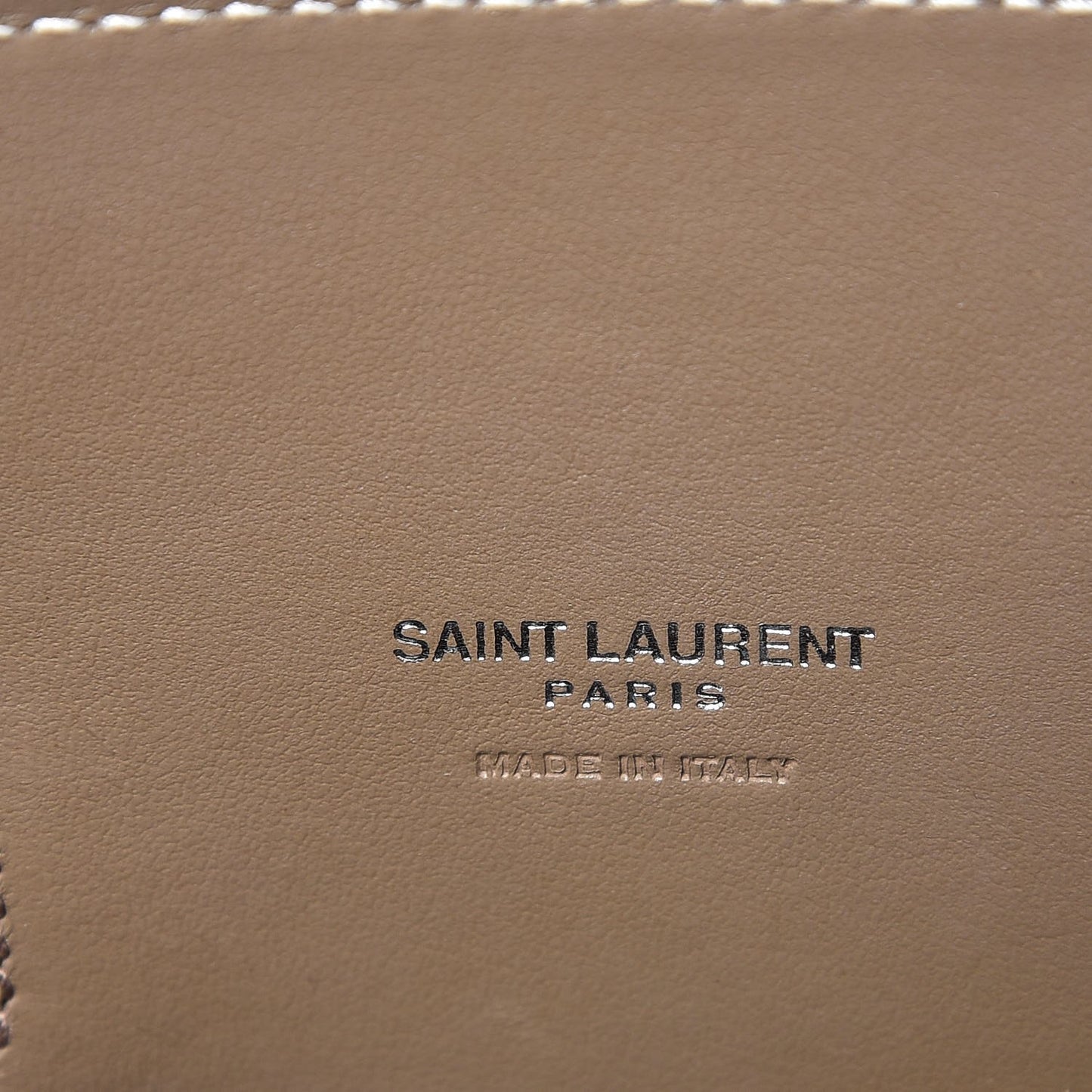 Grained Calfskin Topstich Baby Sac De Jour Taupe