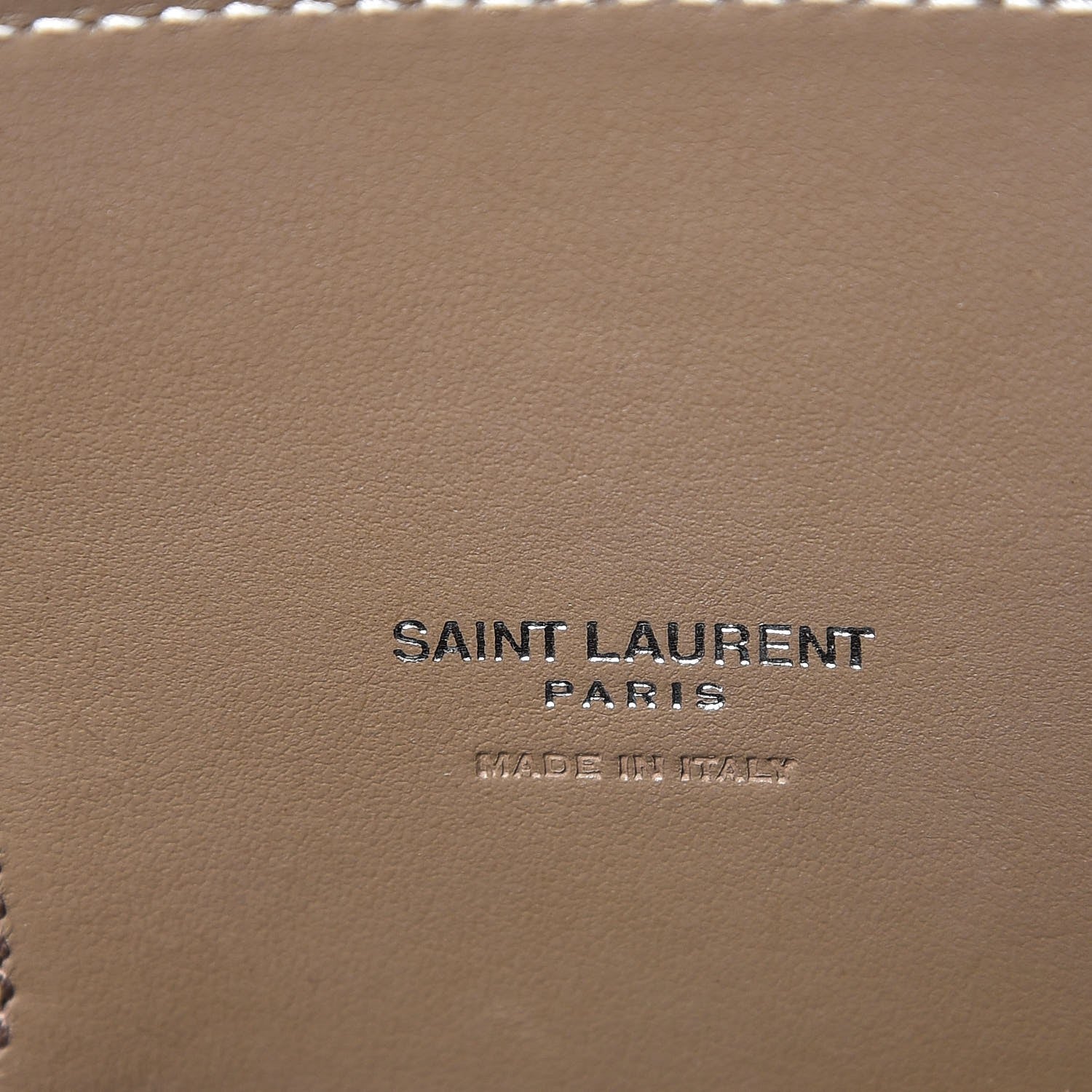 Saint Laurent Grained Calfskin Topstich Baby Sac De Jour Taupe 7 of 8
