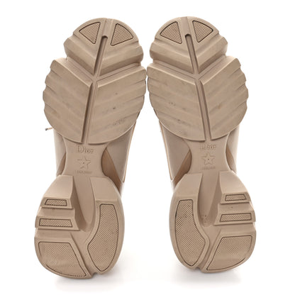 Christian Dior Neoprene Rubber Womens D-Connect Sneakers 37.5 Nude 6 of 9