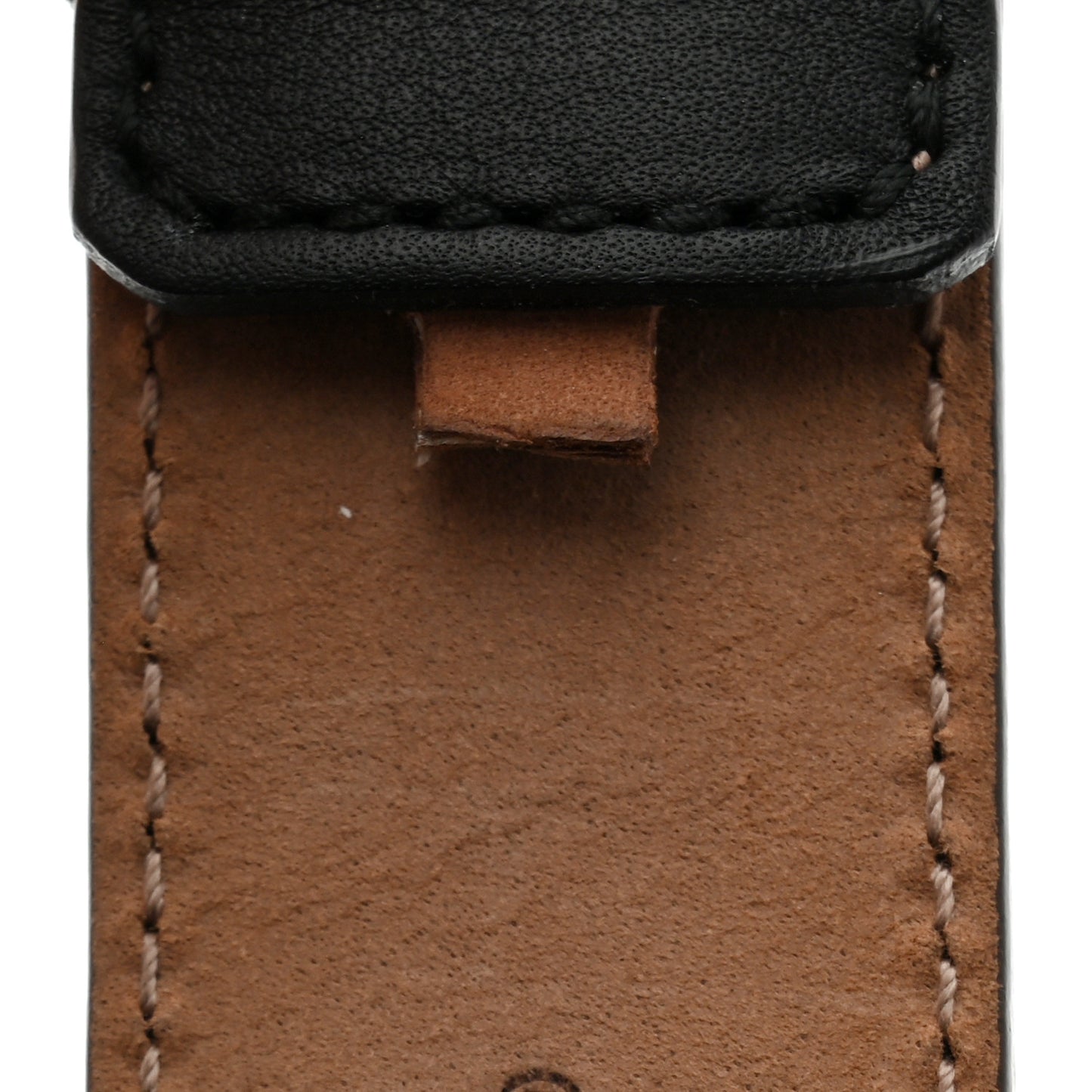 Calfskin Crystal Interlocking G 90 36 Belt Black