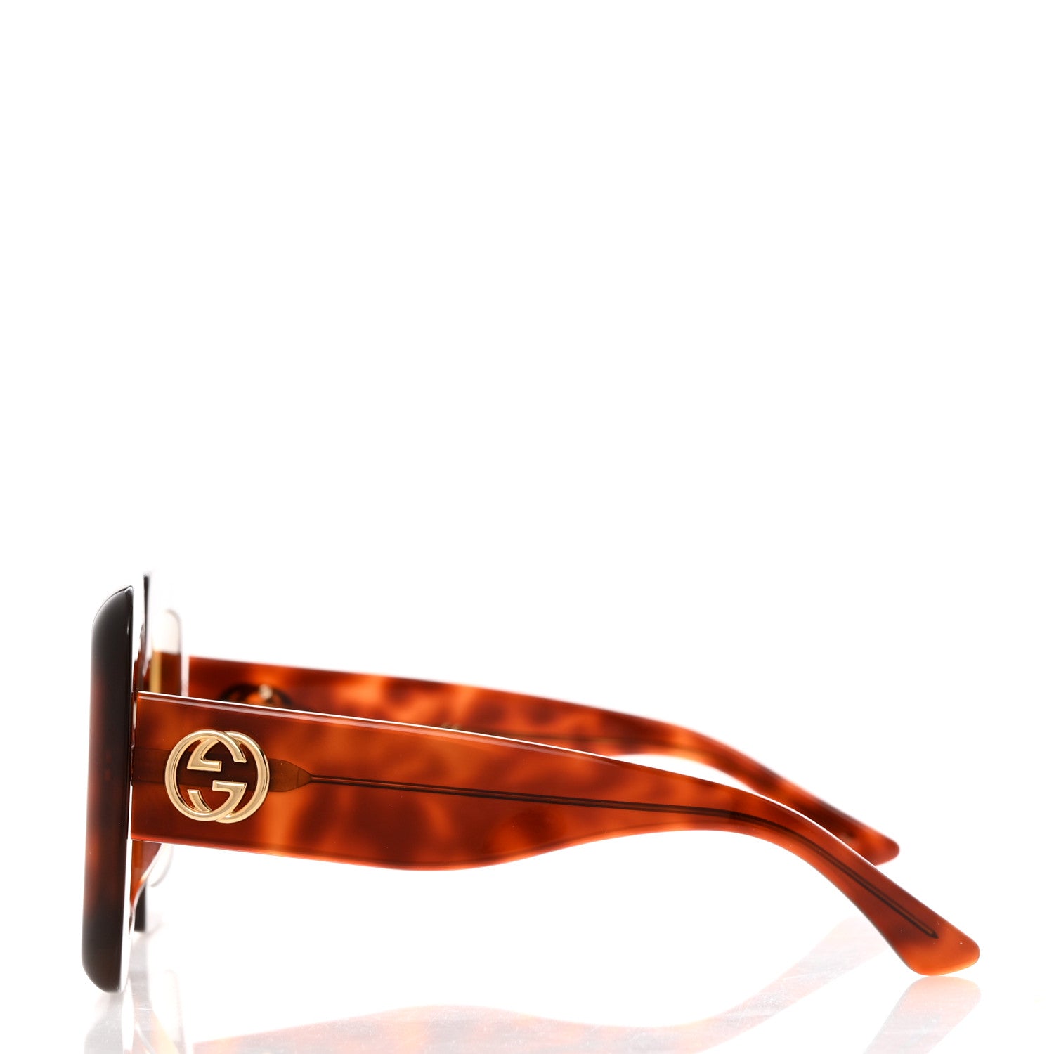Gucci Square Frame GG0783S Sunglasses Havana 3 of 8