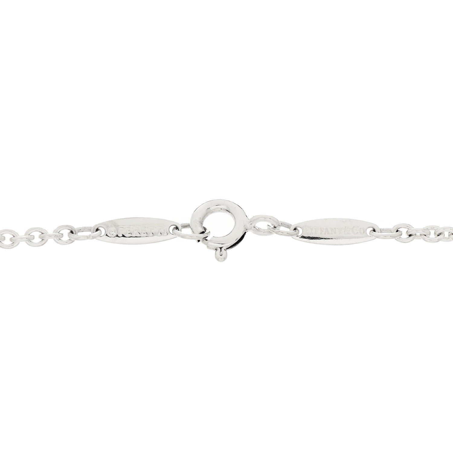 Tiffany Sterling Silver Elsa Peretti Open Heart Charm Bracelet 3 of 5